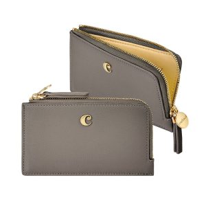 Cacharel Card holder Séraphine Taupe