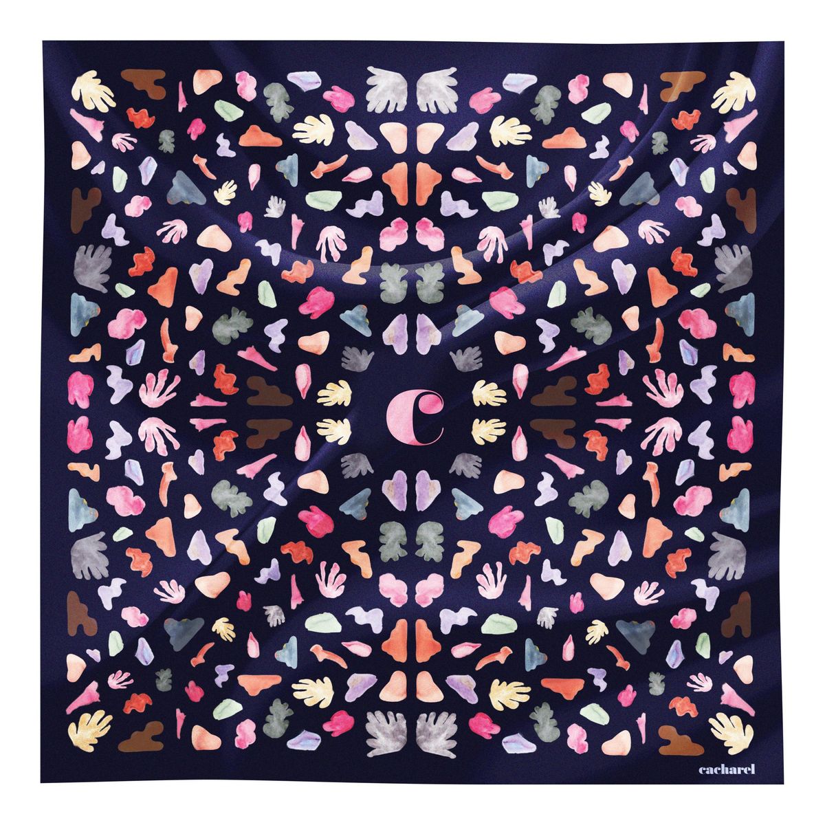 Cacharel Scarf Apolline Navy