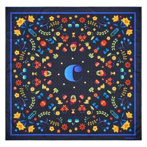 Cacharel Scarf Philomène Navy