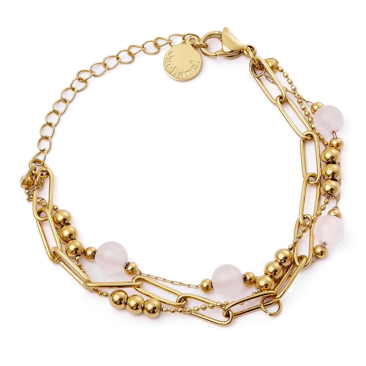 Cacharel Bracelet Andrea Gold/pink - slika 3