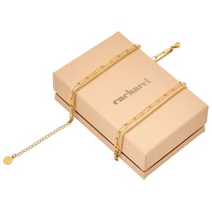 Cacharel Set Olympe Gold (bracelet & necklace)