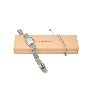 Set Cacharel Silver (watch & bracelet)