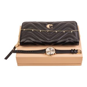 Cacharel Set Odeon (travel purse, watch & necklace)