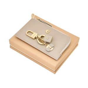 Cacharel Set Séraphine Light Grey (key ring & card holder)