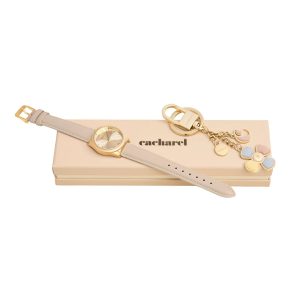 Cacharel Set Vivienne (key ring & watch)