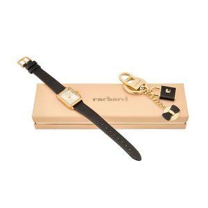 Cacharel Set Séraphine Black (key ring & watch)