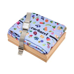 Set Cacharel (watch & scarf)