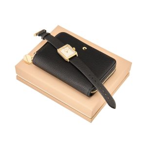 Cacharel Set Séraphine Black (zip purse & watch)