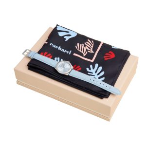 Cacharel Set Vivienne (watch & scarf)