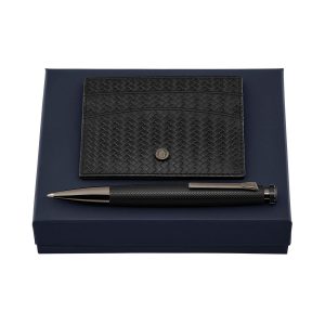 Festina Set Interlace Black (ballpoint pen & card holder)