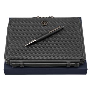 Festina Set Interlace Black (ballpoint pen & conference folder A5)