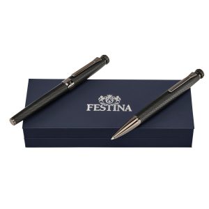 Festina Set Interlace Black (ballpoint pen & fountain pen)