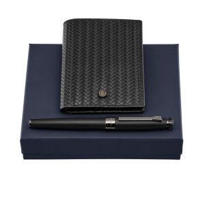 Festina Set Interlace Black (fountain pen & card holder)