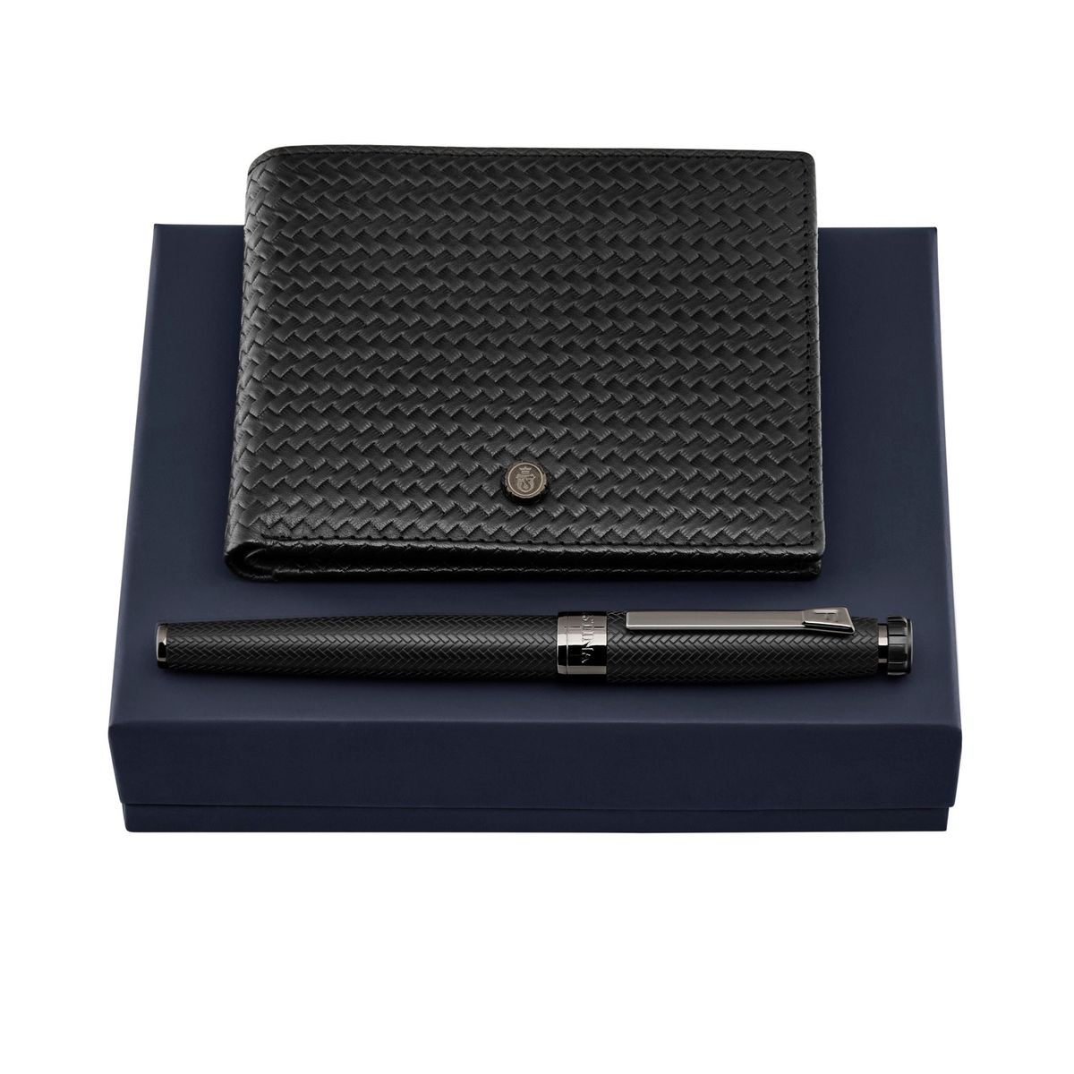Festina Set Interlace Black (rollerball pen & wallet)