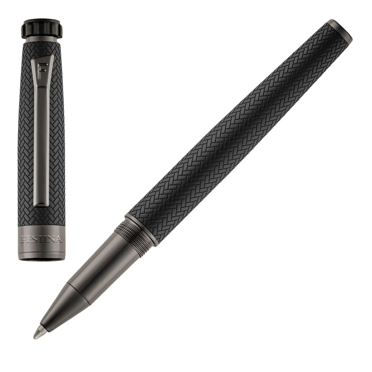 Festina Rollerball pen Interlace Black
