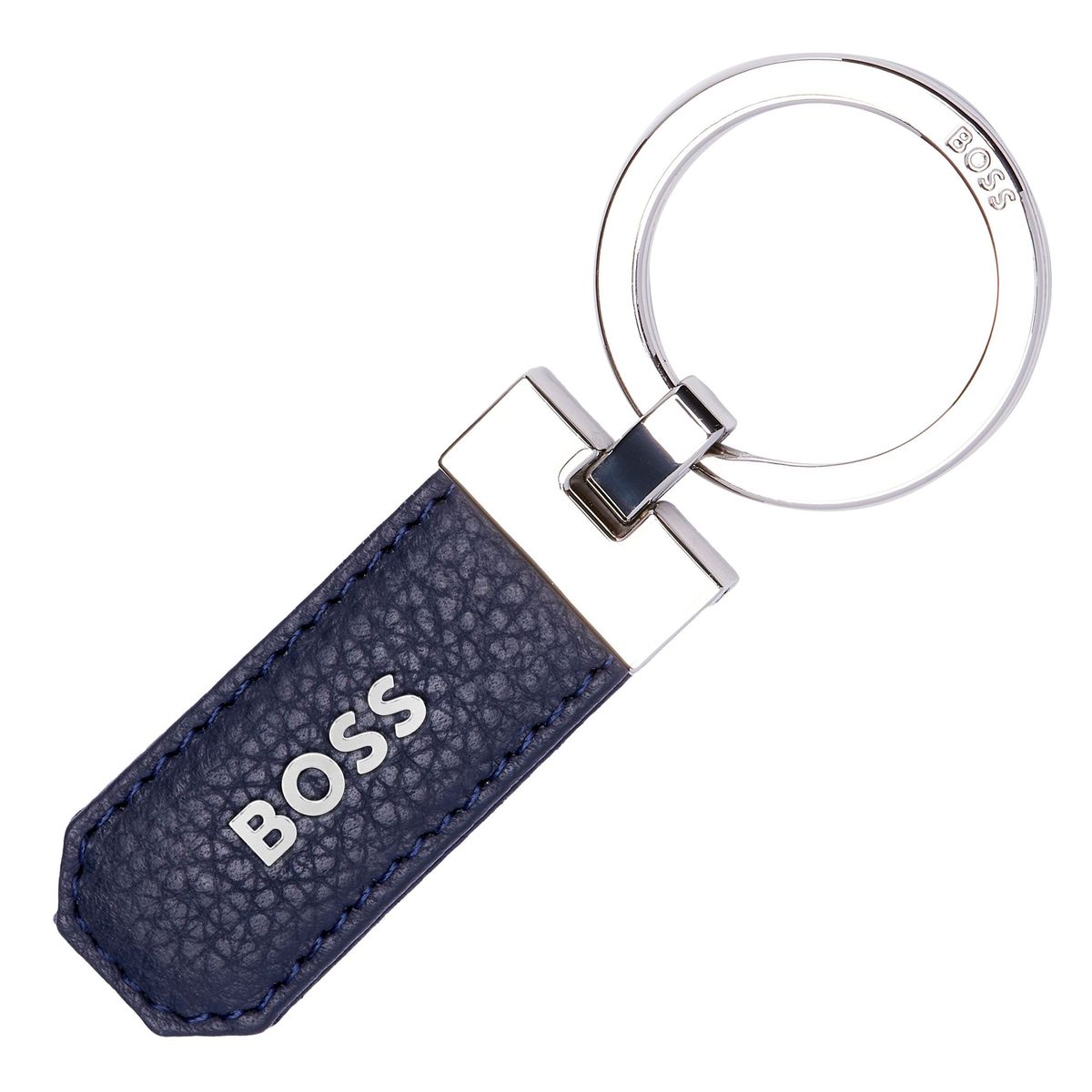 Hugo Boss Key ring Classic Grained Navy - slika 2