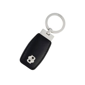 Hugo Boss Key ring Double B Black & Chrome