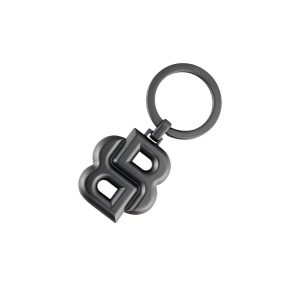 Hugo Boss Key ring Double B Matt Gun