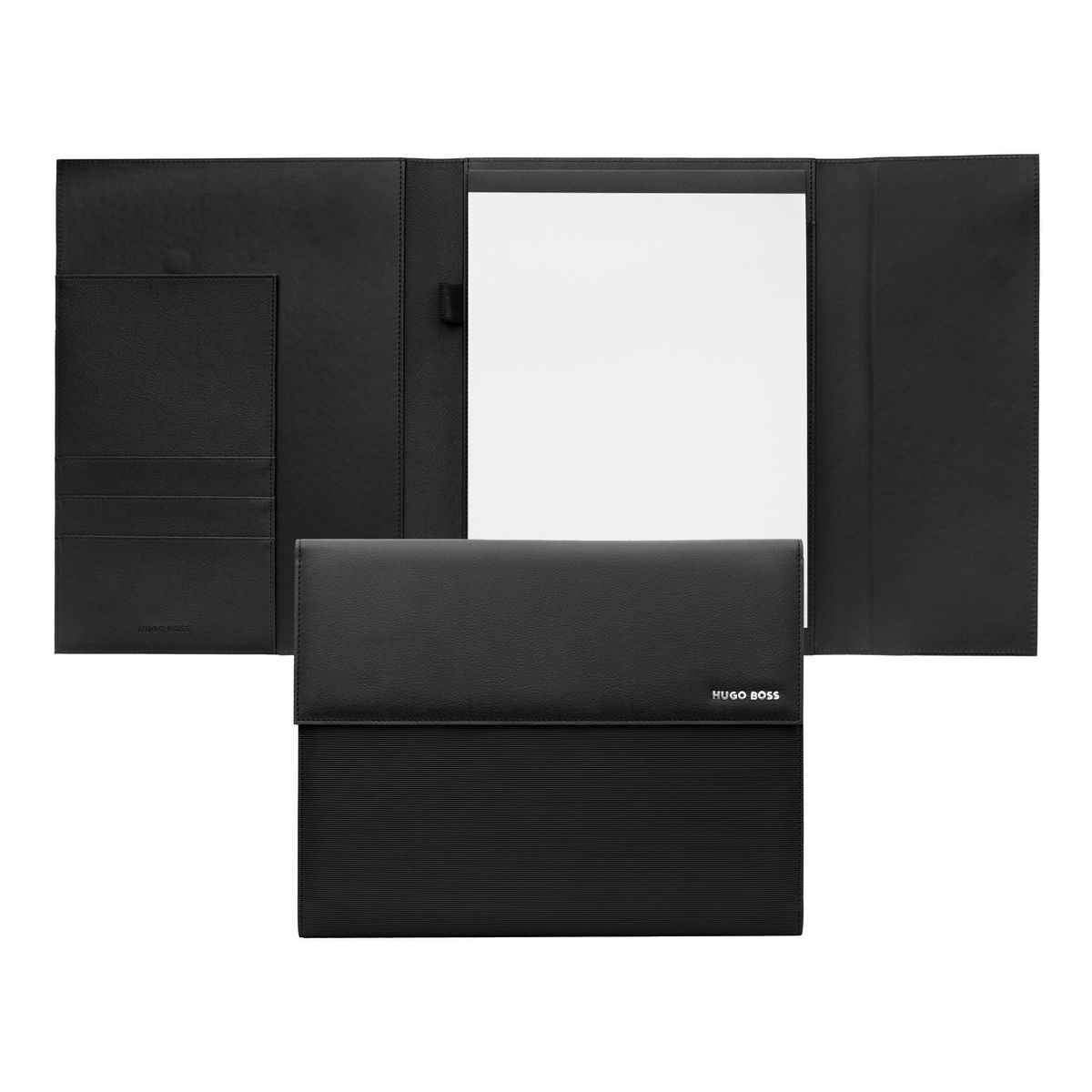 Hugo Boss Folder A4 Pinstripe Black - slika 3