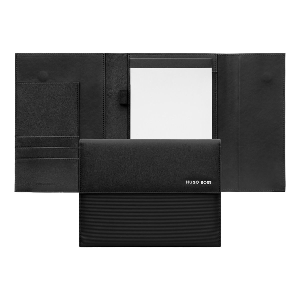 Hugo Boss Folder A5 Pinstripe Black - slika 2