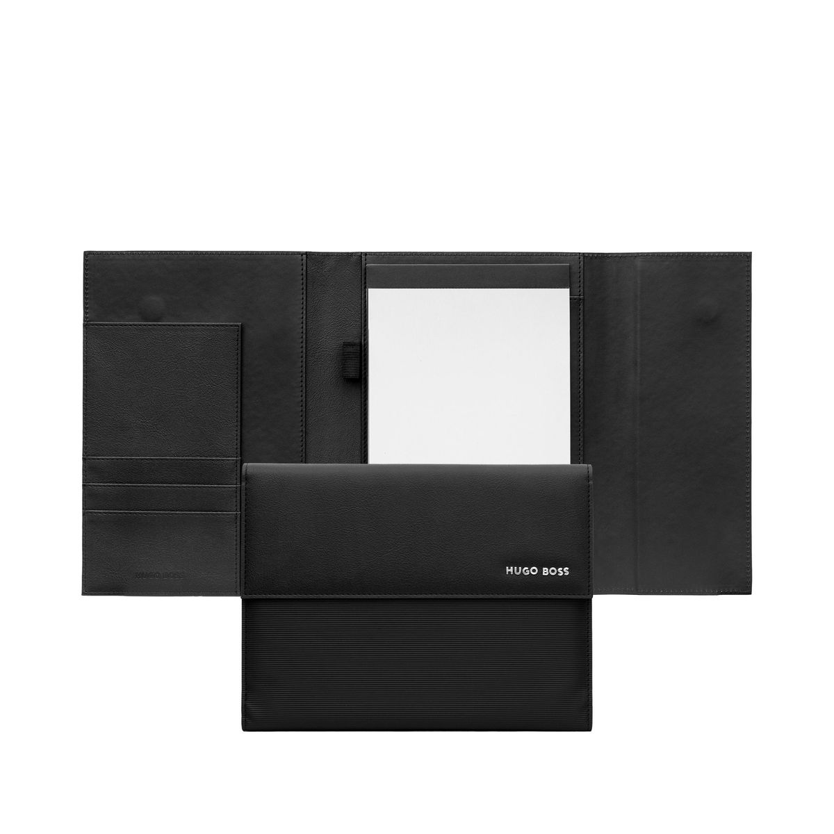 Hugo Boss Folder A5 Pinstripe Black - slika 3