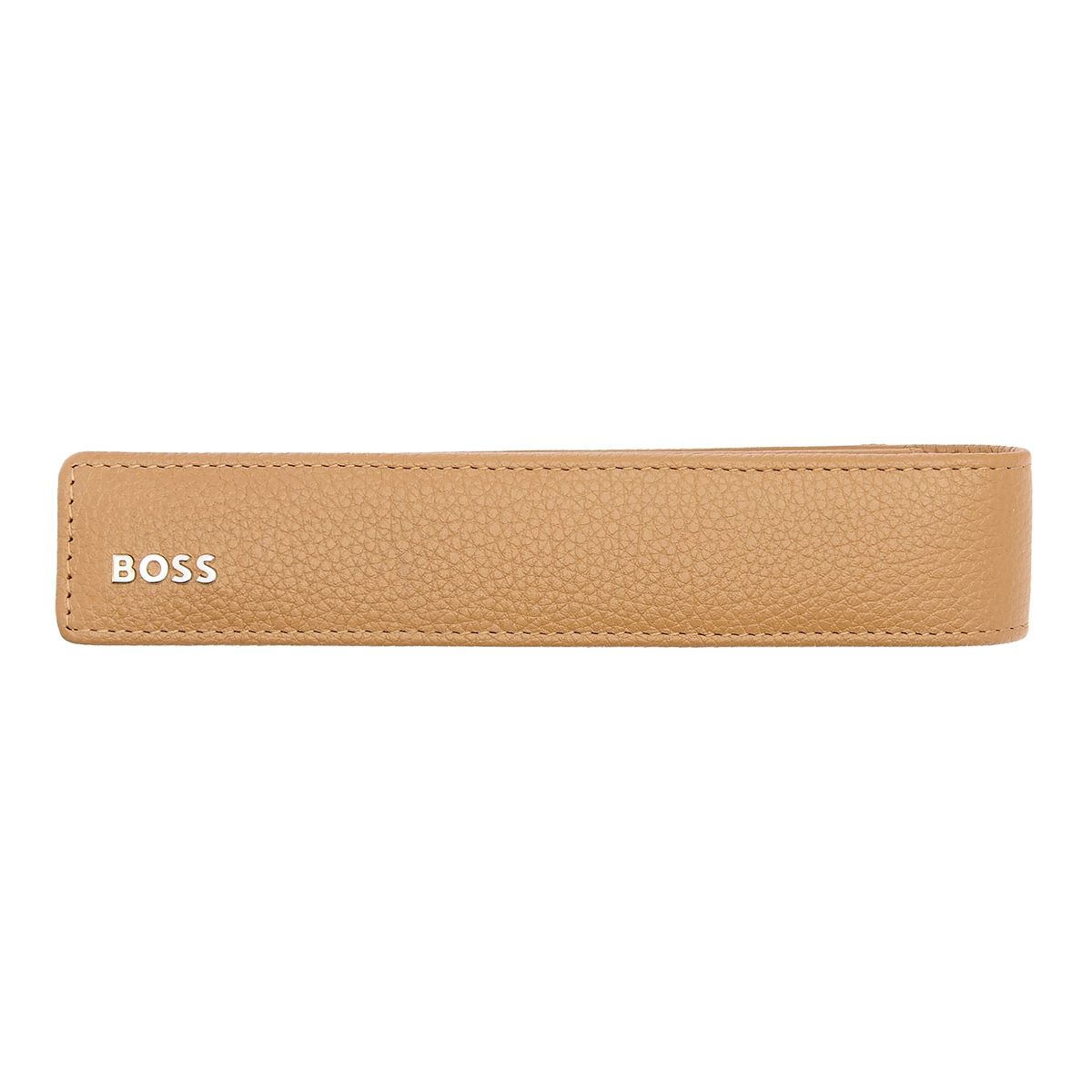 Hugo Boss Single pen pouch Classic Grained Camel