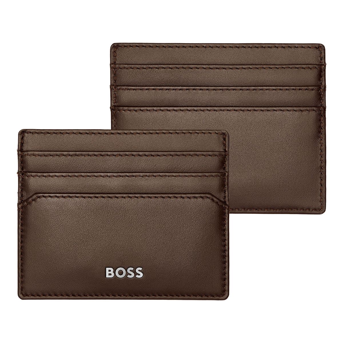 Hugo Boss Card holder Classic Smooth Brown
