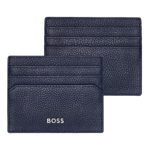 Hugo Boss Card holder Classic Grained Navy