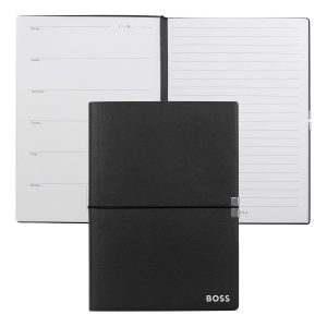 Hugo Boss Notebook A5 Elegance Black Agenda