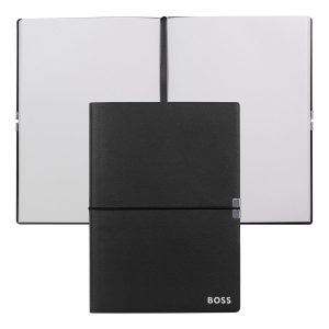 Hugo Boss Notebook A5 Elegance Black Plain