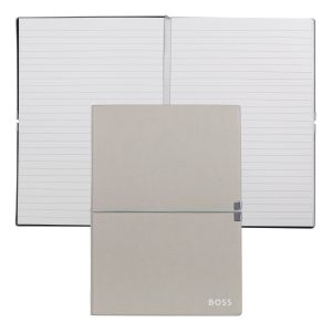 Hugo Boss Notebook A5 Elegance Grey Lined