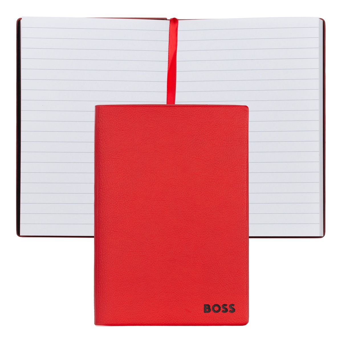 Hugo Boss Notebook A6 Essential Red Lined - slika 2