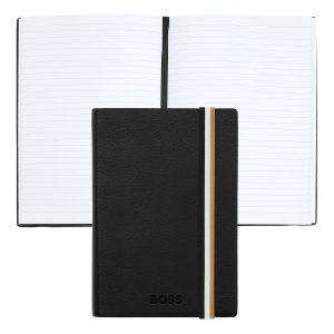 Hugo Boss Notebook A6 Iconic Black Lined