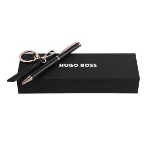 Set HUGO BOSS Black (ballpoint pen & key ring)