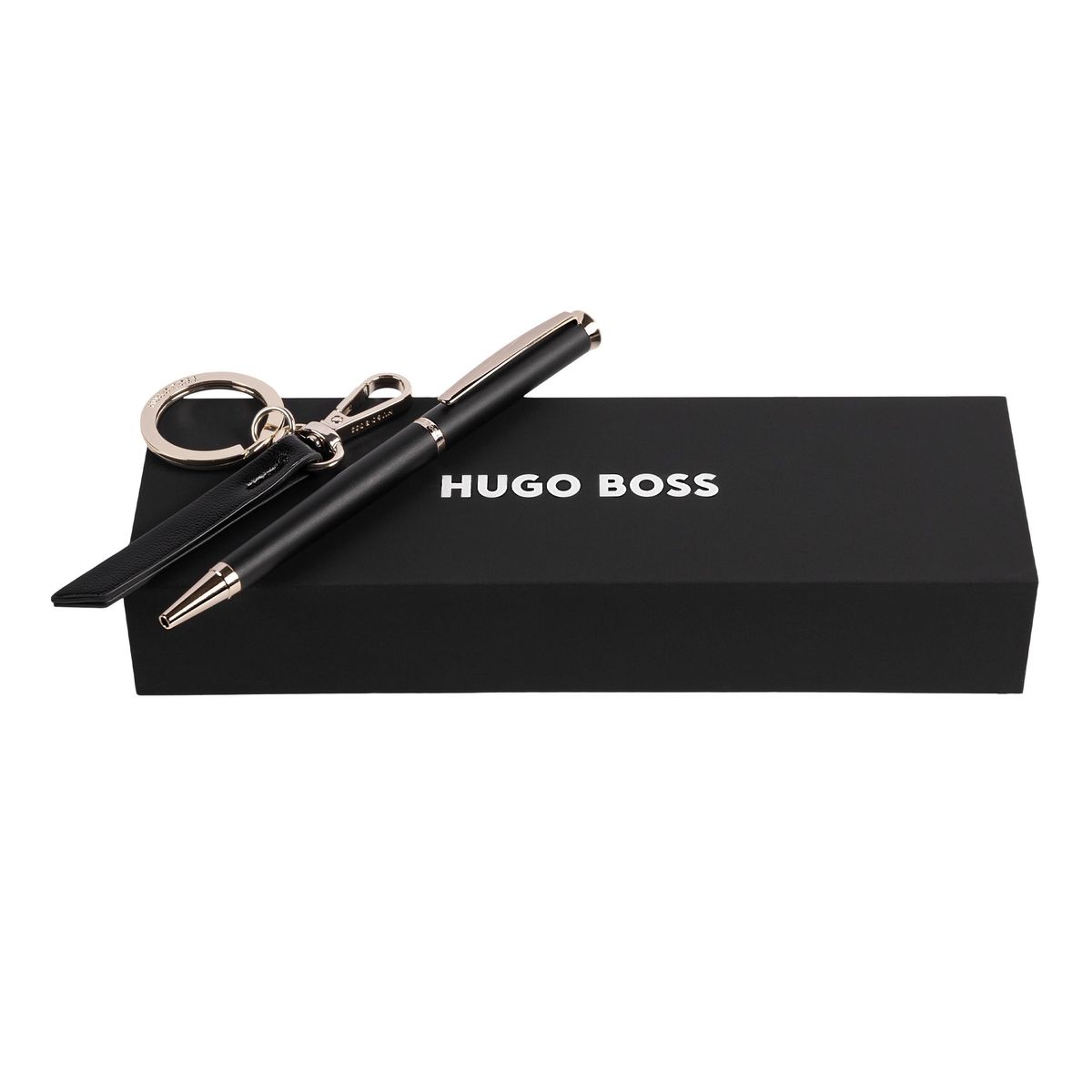 Set HUGO BOSS Black (ballpoint pen & key ring)