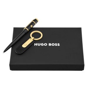 Set HUGO BOSS Black (ballpoint pen & key ring)