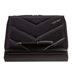 Set HUGO BOSS Black (ballpoint pen & conference folder A5)