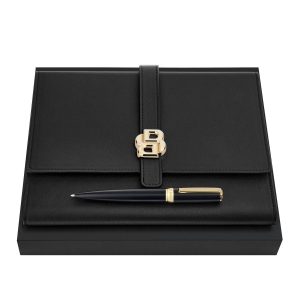 Set HUGO BOSS Black & Gold (ballpoint pen & folder A5)