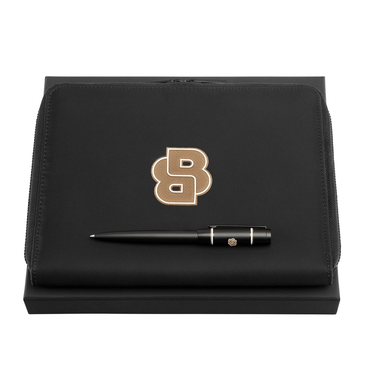 Set HUGO BOSS Black (ballpoint pen & conference folder A5)