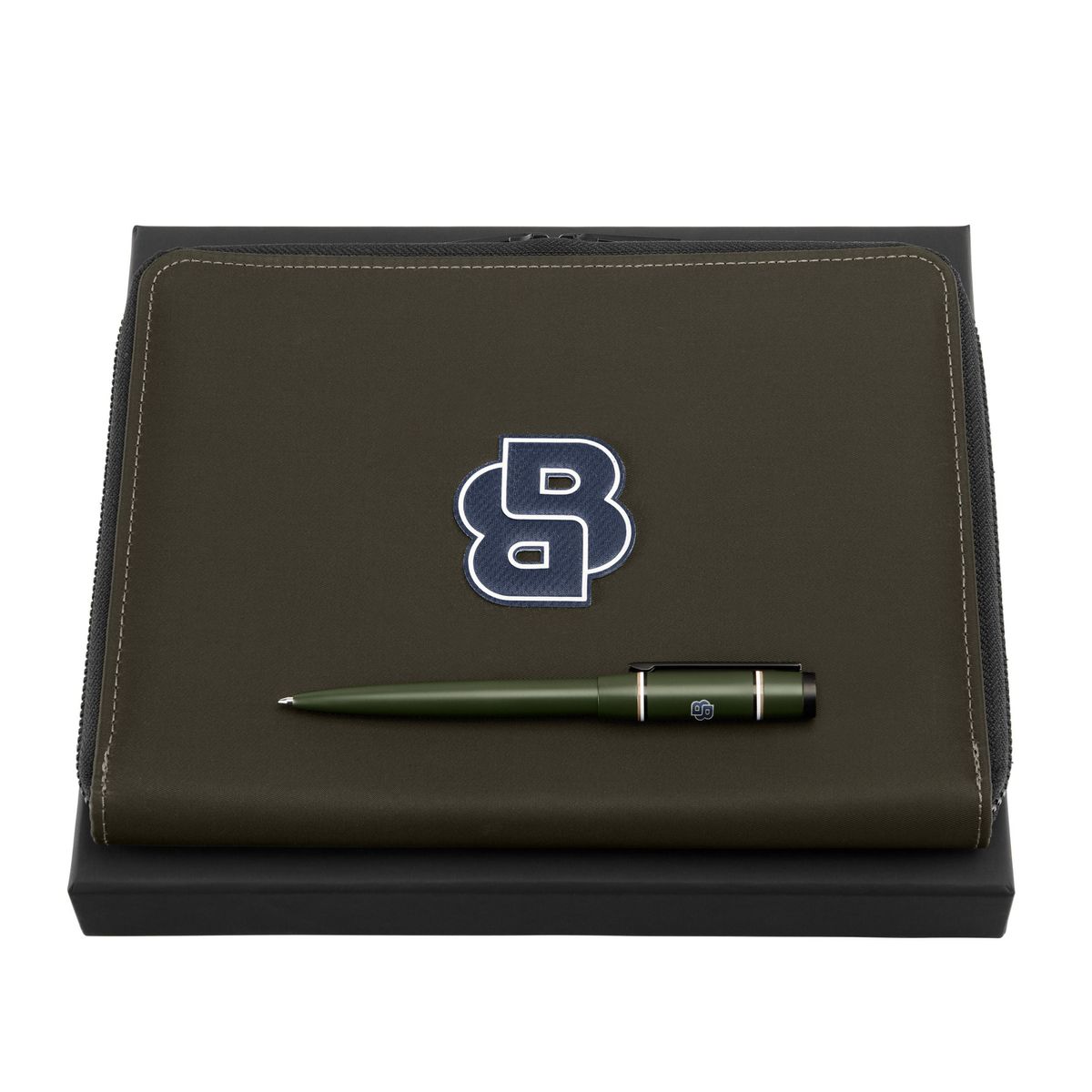 Set HUGO BOSS Forest Green (ballpoint pen & conference folder A5)