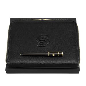 Set HUGO BOSS Black (ballpoint pen & conference folder A5)
