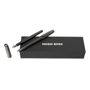 Hugo Boss Set Essential Metal Gun (ballpoint pen & fountain pen)