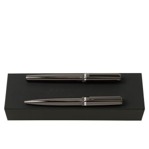 Hugo Boss Set Gear Gun (ballpoint pen & fountain pen)