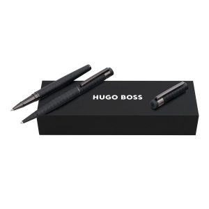 Hugo Boss Set Loop Bauhaus Black (ballpoint pen & rollerball pen)