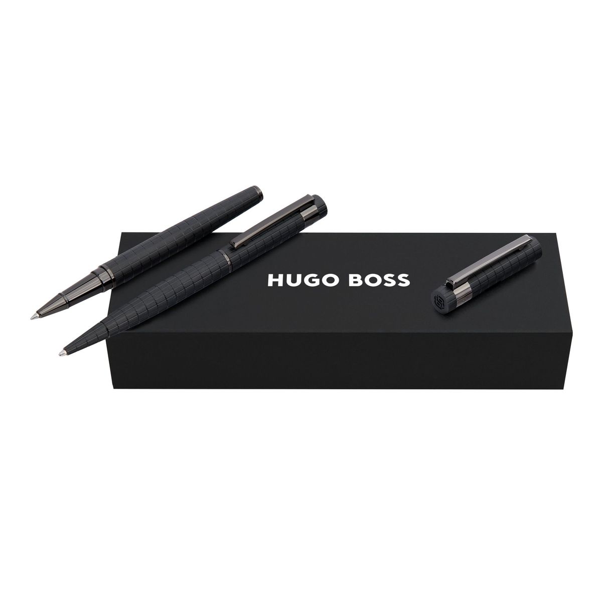 Hugo Boss Set Loop Bauhaus Black (ballpoint pen & rollerball pen)