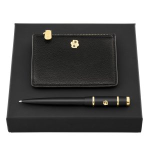 Set HUGO BOSS Black (ballpoint pen & card holder)