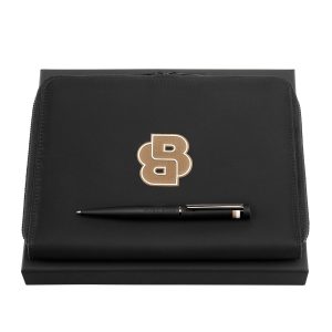 Set HUGO BOSS Black (ballpoint pen & conference folder A5)