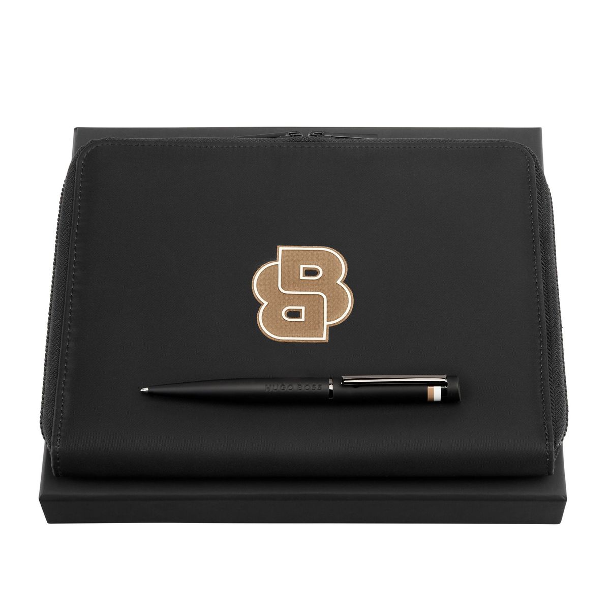 Set HUGO BOSS Black (ballpoint pen & conference folder A5)