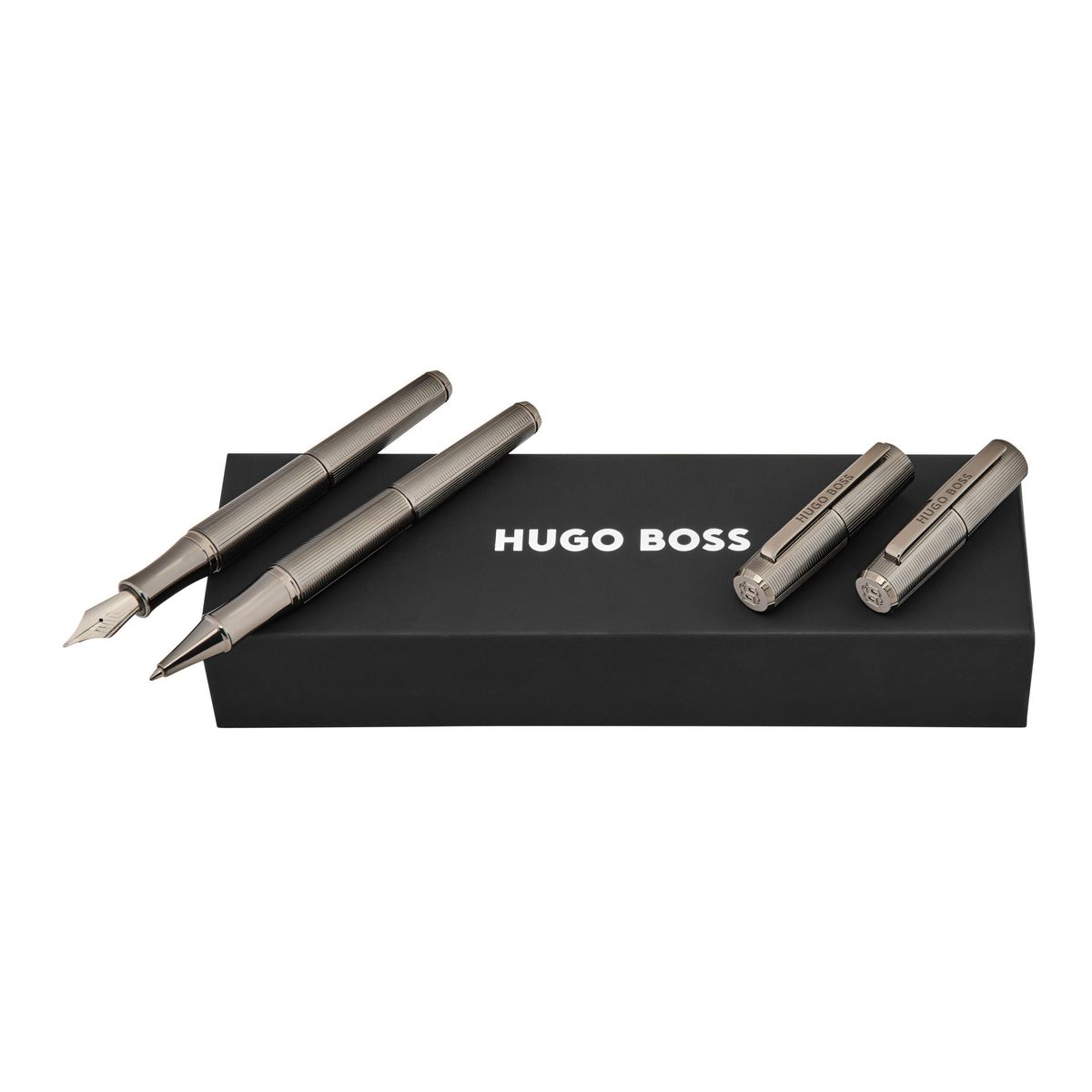 Hugo Boss Set Meridien Gun (rollerball pen & fountain pen)