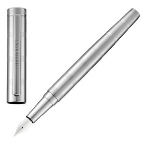 Hugo Boss Fountain pen Loop Stripes Chrome